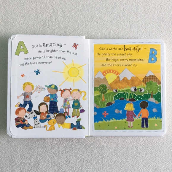 βMy ABC of God Loves Meβ Softcover Board Book with Handle - Picture 4 of 11